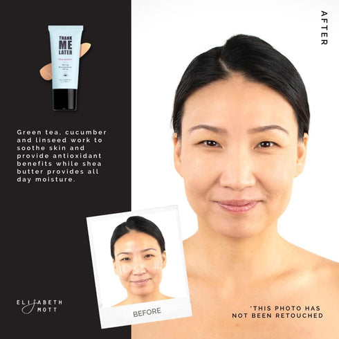 Elizabeth Mott Thank Me Later Blurring Face Primer SPF30, Liquid Base Primer for Perfect Skin Makeup Application