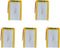 3.7V 5X 6500mAh 106090 Lithium Polymer Ion Rechargeable Lipo Battery with PH 2.0mm Connector