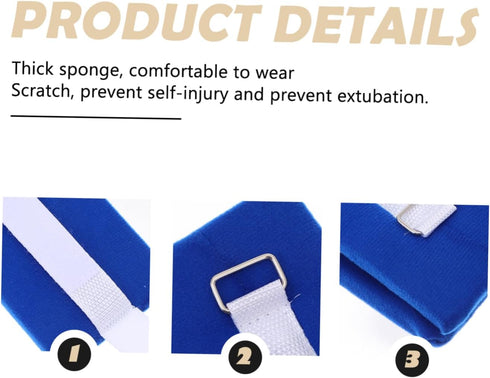 Ipetboom 2pcs Medical Strap for Elderly Limb Holders for Hospital Use for Postoperative Patients Easy to Install