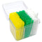 GARASANI Portable Disposable Plastic Curved Hook Toothpicks, Anti-Slip Handle Design, 300 Pcs