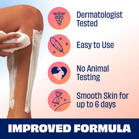 NAIR Sensitive Shower Cream Hair Remover with Natural Coconut Oil and Vitamin E, 12 oz Body Hair Removal Cream
