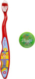 Brush Buddies Blippi Toothbrush with Travel Cap, Soft Bristle Toothbrushes for Kids, 2PC