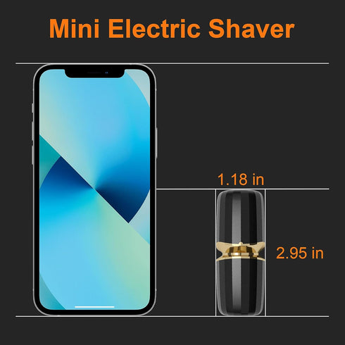 Phisco Women's Electric Shaver, Waterproof & USB-C Rechargeable for Smooth Body Hair Removal