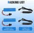 HaiNXC 2 Pack 3.7V 800mAh DC Li-ion Rechargeable Battery for Toy Car, Double Sided RC Stunt Car, Small RC Boat