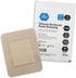 MED PRIDE Silicone Bordered Foam Dressings for Wound Care, Adhesive, Sterile, Pain-Removal, 4x5 Inch (Pack of 10)