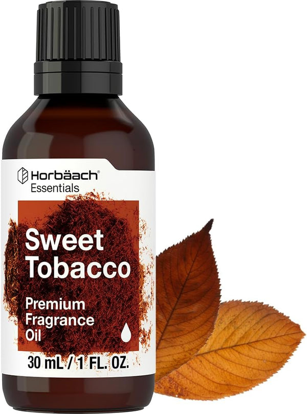 Horbaeach Sweet Tobacco Fragrance Oil, 1 fl oz (30ml), Premium Grade for Diffusers, Candle & Soap Making