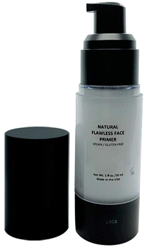 Mom's Secret Natural Flawless Face Makeup Primer, Organic, Vegan, Gluten Free, 1oz, Made in the USA