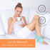 NatraCure Vented Moisturizing Gel Heel Sleeves - 2 Pairs for Cracked Heels, Size Regular
