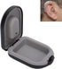 Hearing Aid Travel Case, Behind-the-Ear Accessories, Waterproof Drop Resistance Storage Box, Black (2.6 x 2 x 1in)