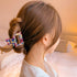 MagicSky 4PCS Hair Claw Clips - Acrylic Hair Banana Barrettes, Celluloid French Butterfly Jaw Clips, Tortoise Shell