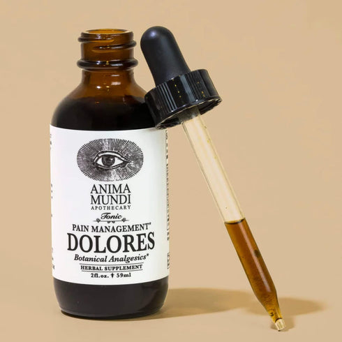 Anima Mundi Dolores Tonic - Herbal Pain Management Supplement - Liquid Drops (2oz / 59ml) for Pain Support