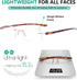 Eyekepper Small Lens Rimless Reading Glasses for Men and Women