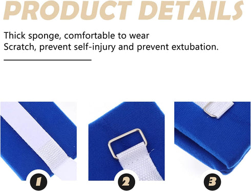 SOPOTUTU 2pcs Patient Straps for Hospital Use Safety Belt for Elderly Care Quick Release Design to Prevent Self-Injury