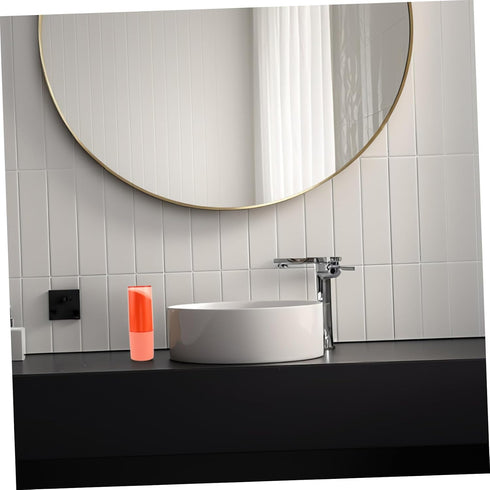 Mobestech Unbreakable Travel Toothbrush Holder Compact Plastic Mouthwash Cup for Portable Toothbrush Storage Case