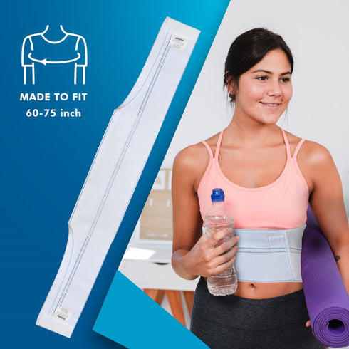 NYOrtho Rib Brace for Women, Chest Compression Wrap for Ribs, Fits 45"-60", Made in USA