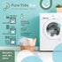 Laundry Detergent Sheets, 30 Sheets, Unscented, Ideal for Travel, Baby Clothes, Compact, Eco-Friendly Solution