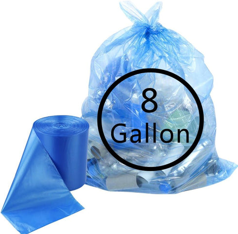 Medium Trash Bags, 8 Gallon, 120 Counts