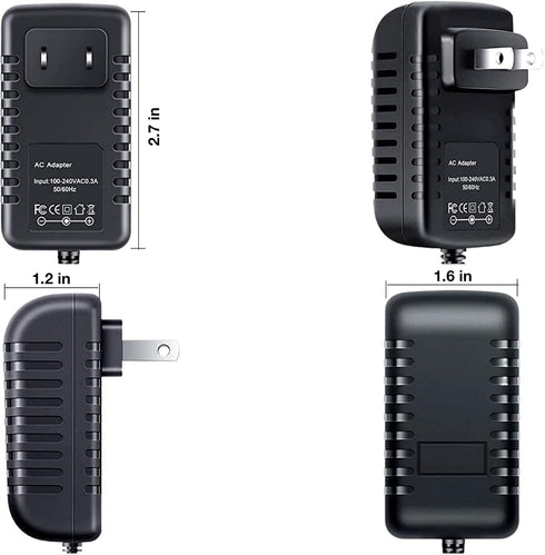 saschedross 12V BR_023 MED-MP-100-BLK AC Adapter Replacement for Medcursor Neck and Shoulder Massager
