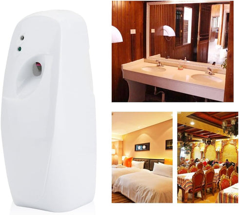 Automatic Air Freshener Dispenser, Wall Mount or Free Standing Aerosol Spray Perfume Dispenser for Bathroom, Hotel,