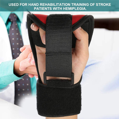 ZJchao Auxiliary Finger Splint Brace Gloves, Fixed Rehabilitation Training Hand Fist Splint for Elderly, Patient