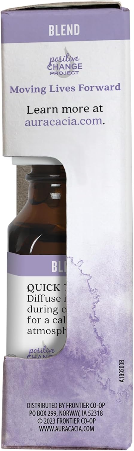 Aura Cacia Chill Pill Essential Oil - 0.5 Ounce with Lavender, Peppermint, Sweet Orange, and More