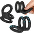 Jongait 1.22-1.41 Inch) Triple Penis Ring for Men - Black Silicone Cock Ring for Harder Longer Stronger Erections