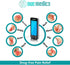 Tens Unit Machine Pulse Massager for Pain Relief, Rechargeable Muscle Stimulator Device with 24 Massage Modes, 10 Pads