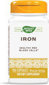 Nature's Way Iron | 18mg Per Serving | Supports Healthy Red Blood Cells | 100 Capsules