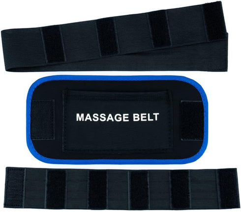TechCare Massager Snap-On Adjustable Massage Belt for Lower Back Pain Relief Reusable