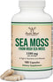 Irish Sea Moss Capsules, More Potent Than Sea Moss Gel Extract (180 Count, 1,200mg per Serving) Nutrient Rich Superfood