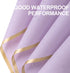 RUSPEPA 20 Sheets Flower Wrapping Paper - Light Purple - Gold Edge Waterproof Floral Bouquet Packaging for Birthday,