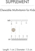 Dr. Mercola Chewable Multivitamin for Kids - 30 Servings, Natural Orange Flavor, 60 Tablets