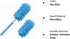 Microfiber Duster for Cleaning, Tukuos Hand Washable Duster with 2 Replaceable Heads, Extendable Pole for Home