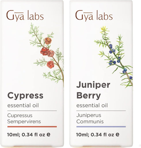 Cypress Essential Oil for Diffuser & Juniper Berry Essential Oil for Diffuser
