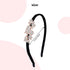 Lawie 8 Pack Rhinestone Flower Butterfly Bowknot Headbands, Sparkly Black Metal Hair Accessories for Women Girls