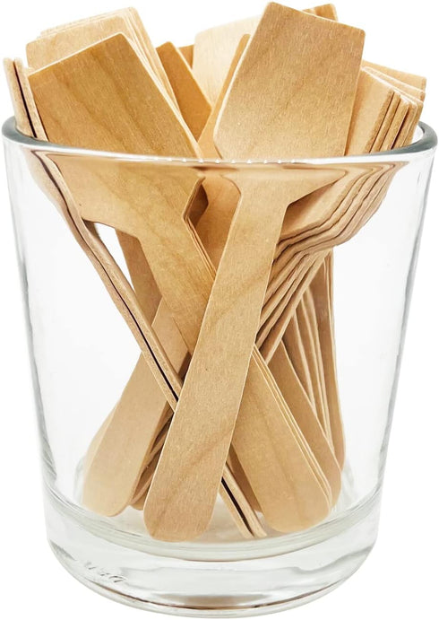 Mini Wooden Spoons, 200 Pcs 4 Inch Disposable Biodegradable Birchwood Dessert Spoons