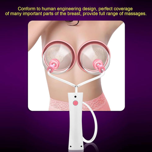 XFIXWSASV Charging,13.5cm Electric Breast Massager Promote Blood Circulation Anti Sagging Breasts Relax Machine USB