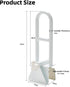 YUAN LIN 3.1 6.7 Inch 300 lbs Bathtub Handle and Grab Bar, Bathtub Safety Rail with Non-Slip Grip for Seniors, Elderly