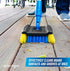Unger Professional Lock-On Wood & Composite Deck Brush, Scrub for Outdoor Decks with Durable Dual-Bristle, Swivel Deck
