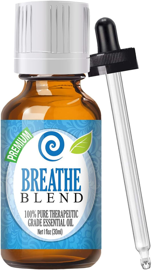 Healing Solutions Breathe Blend Essential Oil - Therapeutic Grade - 30ml - Aromatherapy