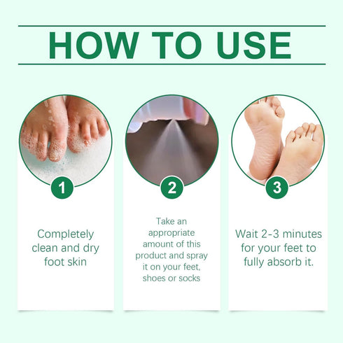 Holyarm 2PCS 100 ml/3.5 oz Foot Sanitizer Spray with Tea Tree Oil,Clear Foot Sanitizer Spray,Tea Tree Oil