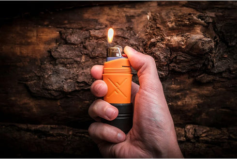 EXOTAC fireSLEEVE Waterproof Lighter Holder Case, No Lighter Included, Black
