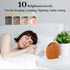 Meditation 30 12 10 32 4 White Noise Sound Machine with Soothing Sounds Colors Night Light Brightness Levels Volume