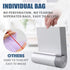Small Trash Bags 4 Gallon - Drawstring Unscented Garbage Bags for Bathroom, 57 Count