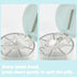 IVICOO 7 2-in-1 (Blue,1 Pack) Day Weekly Travel Pill Box, Travel Medicine Organizer and Pill Cutter for Home and Travel