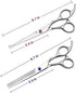 Professional Hair Scissors Barber Shears 6.5-inch - Salon Thinning Scissors for Women, Men, Kids, Home