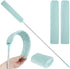 Kandishiex US Gap Dust Cleaner Retractable Microfiber Gap Dust Brush Flexible Long Flat Gap Duster with Extendable Pole