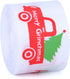 Red Green Ribbon, 10 Rolls Total 50 Yards for Christmas Craft, Gift Wrapping, and DIY Decoration