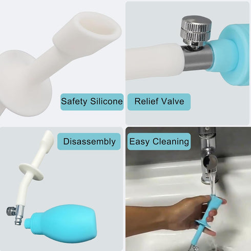 Silicone Tongue Trainer, Oral Suction Tool with Enhanced Suction and Tilting Handle for Effective Rehabilitation