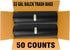 33 Gallon Trash Bags, 50 Count, Black Garbage Bags, Multi-purpose Trash Can Liners